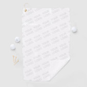 ロゴを自動的に明るくし、繰り返す ゴルフタオル (インサイチュ)