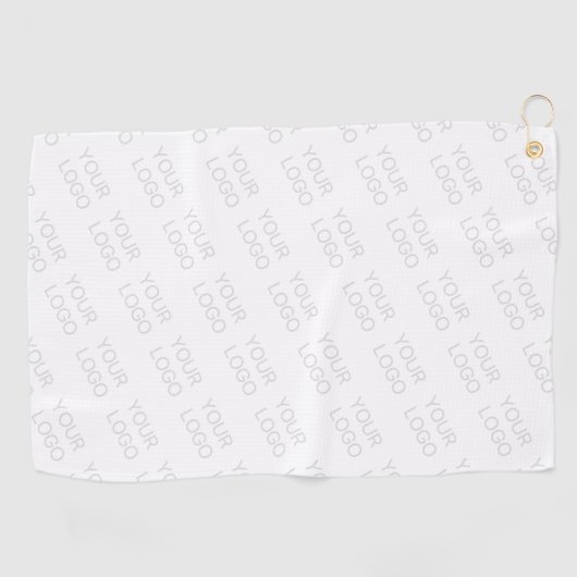 ロゴを自動的に明るくし、繰り返す ゴルフタオル (横)