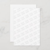 ロゴを自動的に明るくし、繰り返す サンキューカード (正面/裏面)