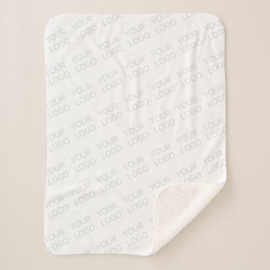 ロゴを自動的に明るくし、繰り返す シェルパブランケット (正面)