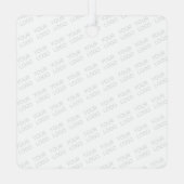 ロゴを自動的に明るくし、繰り返す メタルオーナメント (裏面)