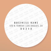 ロゴを自動的に明るくし、繰り返す ラウンドシール