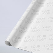 ロゴを自動的に明るくし、繰り返す ラッピングペーパー