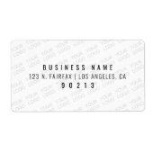 ロゴを自動的に明るくし、繰り返す ラベル (正面)