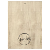 ロゴを薄い木目に追加する クリップボード (裏面)