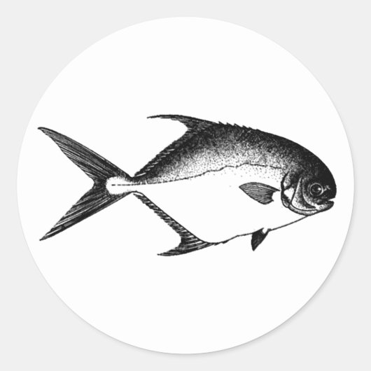 ロゴを許可（ラインアート） ラウンドシール (正面)