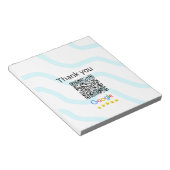 ロゴを追加したシンプルな最小QRコード スキャンコード名は私 ノートパッド (アングル)