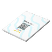 ロゴを追加したシンプルな最小QRコード スキャンコード名は私 ノートパッド (回転)