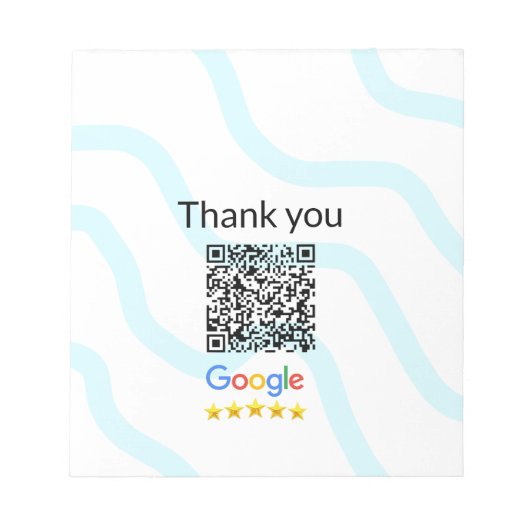 ロゴを追加したシンプルな最小QRコード スキャンコード名は私 ノートパッド (正面)