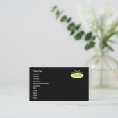 ロゴを追加するだけで、黒になります 名刺 (スタンド正面)