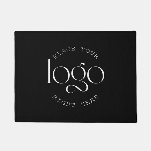 ロゴを追加するカスタムビジネスプロモーション ドアマット (正面)
