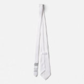 ロゴを追加するカスタム文字プロモーション ネクタイ (裏面)