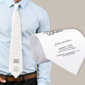 ロゴを追加するカスタム文字プロモーション ネクタイ