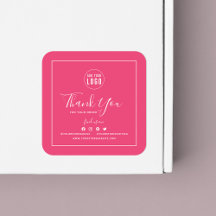 ロゴを追加するソーシャルメディアありがとうごカスタムざいます