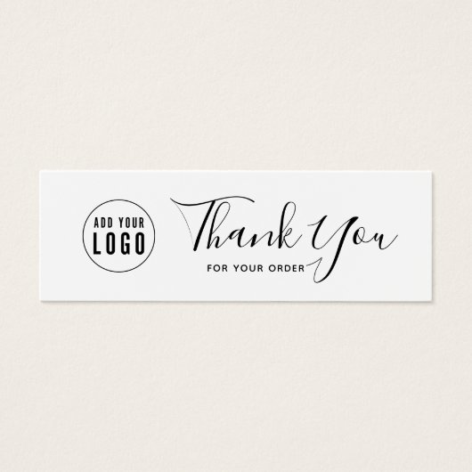 ロゴを追加するソーシャルメディアありがとう (正面)