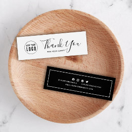 ロゴを追加するソーシャルメディアありがとう