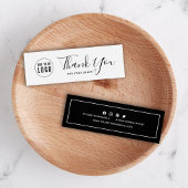 ロゴを追加するソーシャルメディアありがとう