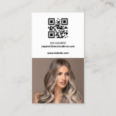 ロゴを追加するソーシャルメディアフォトカード – Instagram 名刺 (裏面)