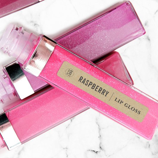 ロゴを追加するダークグレーラインクラフト製品ラベル ラベル