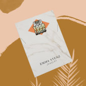 ロゴを追加する大理石ネックレスジュエリーディスプレイカード 名刺