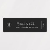 ロゴを追加する書道編集可能なカラー製品 ラベル (デザイン1)