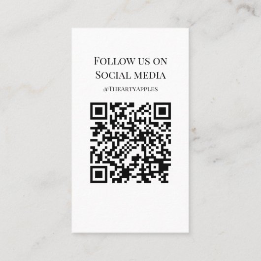 ロゴを追加する気にビニールビジネスeucalyptus 名刺 (裏面)