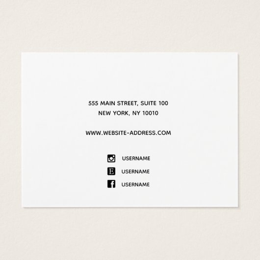 ロゴを追加する水平4つのイヤリング穴セット表示 (裏面)