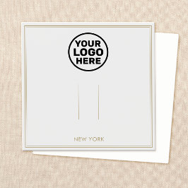 ロゴを追加する灰色の髪の弓クリップブローチ表示