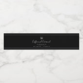 ロゴを追加する白縁どの編集可能な色の製品ラベル ペットボトルラベル (シングルラベル)