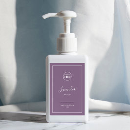 ロゴを追加する白縁どの編集可能な色の製品ラベル ワインラベル