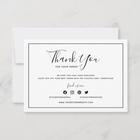 ロゴを追加する縁どと白ありがとう (正面)