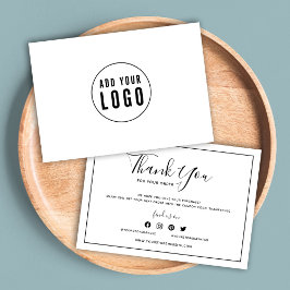 ロゴを追加する縁どと白ありがとう