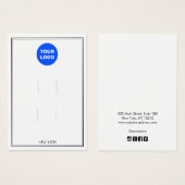 ロゴを追加する複数のヘアクリップアクセサリディスプレイ (正面&裏面)