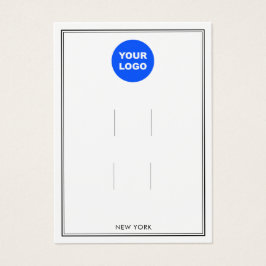 ロゴを追加する複数のヘアクリップアクセサリディスプレイ