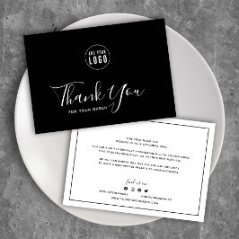 ロゴを追加する黒の縁ど編集可能カラーありがとう