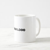 ロゴを追加する コーヒーマグカップ (正面右)