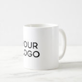 ロゴを追加する コーヒーマグカップ (正面右)