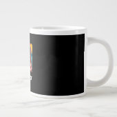 ロゴを追加する ジャンボコーヒーマグカップ (右)