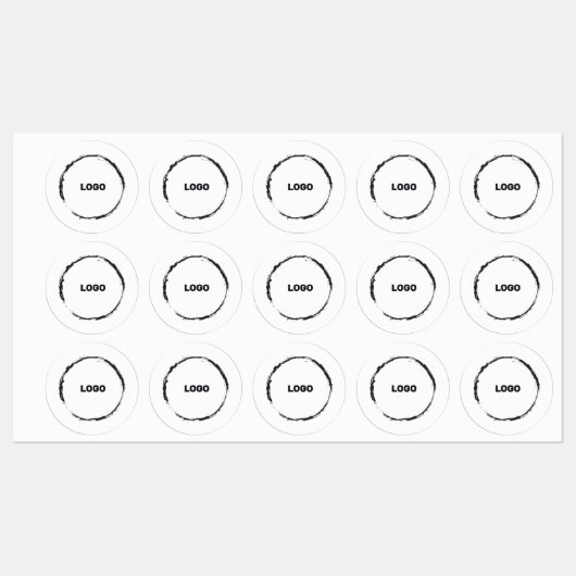 ロゴを追加する ラベル (シート)