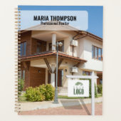 ロゴを追加す実在る資産署名カスタム プランナー手帳 (正面)