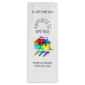 ロゴを追加す実在るEstate House鍵 ワインギフトバッグ (正面)