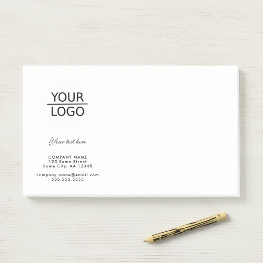 ロゴを追加カスタム文字プロモーションポストイットN ポストイット (デスク)