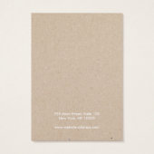 ロゴを追加タンクラフトイヤリングブラックディスプレイカード (裏面)