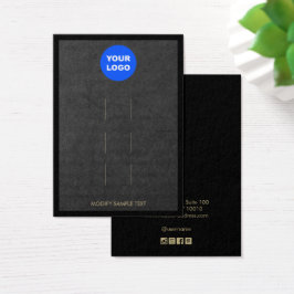 ロゴを追加ブラッククラフト3つのヘアクリップ表示