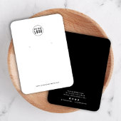 ロゴを追加モダンカスタムするカラーイヤリングディスプレイカード