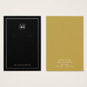 ロゴを追加縁どカスタムColor Earringディスプレイカード (正面&裏面)