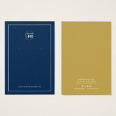 ロゴを追加縁どカスタムColor Earringディスプレイカード (正面&裏面)