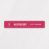 ロゴを追加縁ど白線色カスタム製品 ラベル (デザイン1)