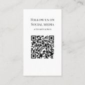 ロゴを追加 お手入れ ビニール タンブラー シンプル 名刺 (裏面)