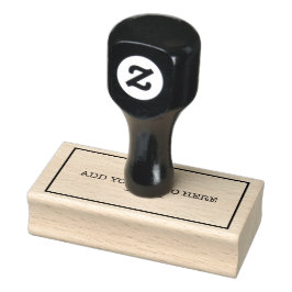 ロゴを追加 カスタム ラバースタンプ